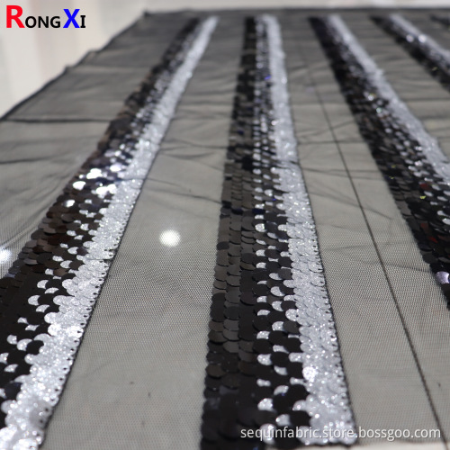 Hot Selling Rhinestone Sequin Fabric With Low Price